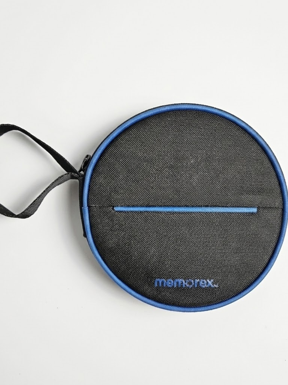 Memorex 24 Capacity Round CD & DVD Zippered Travel Case Holder